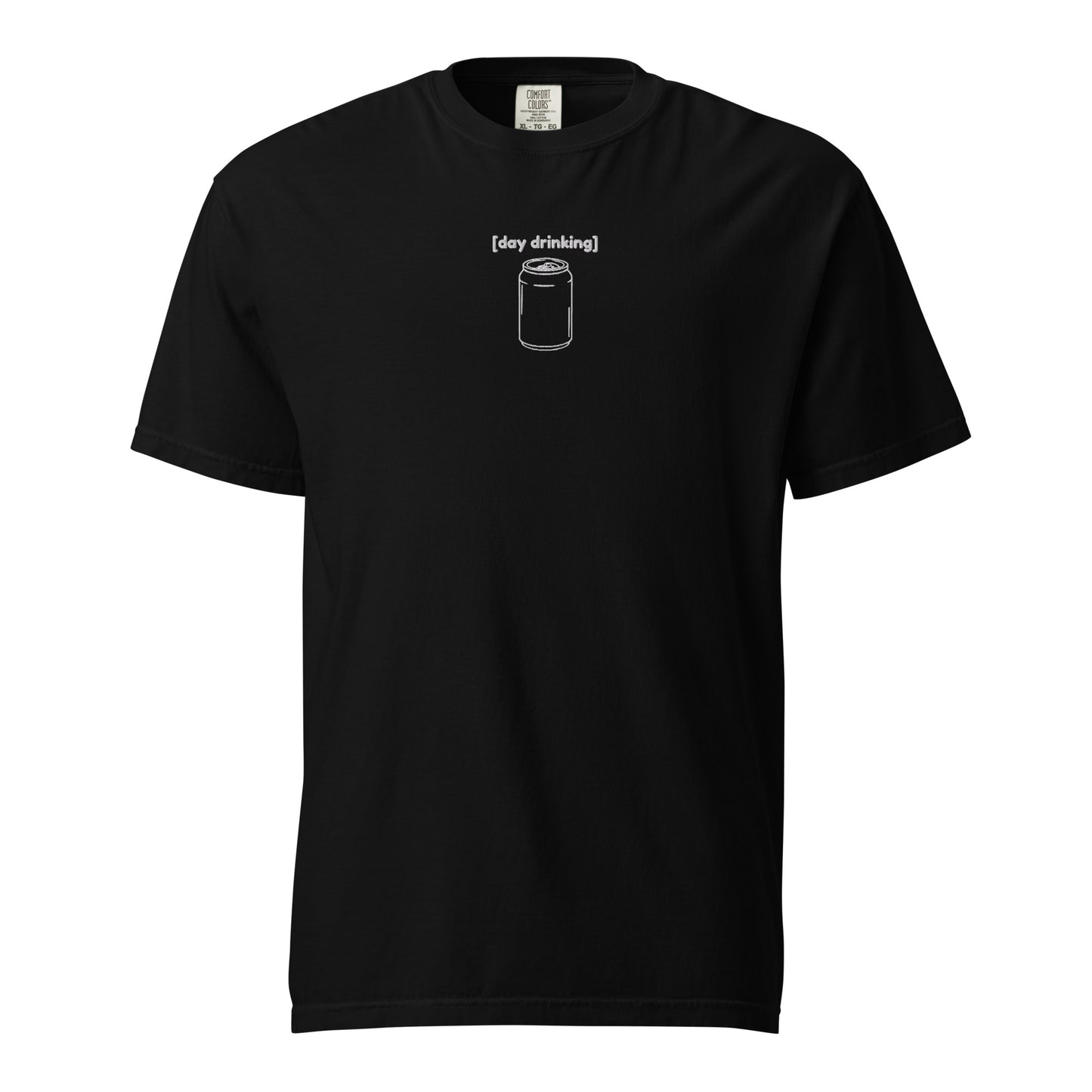 Beer Can Tee - [day drinking]