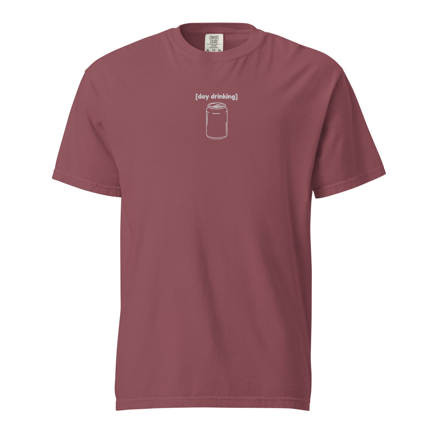 Beer Can Tee - [day drinking]