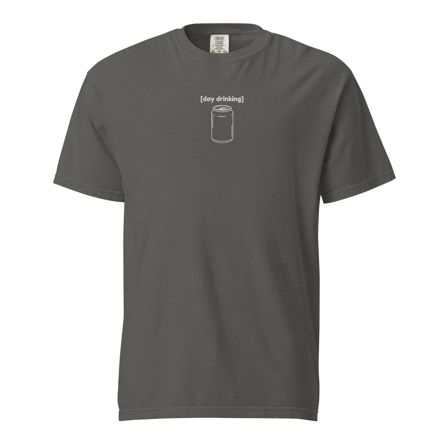 Beer Can Tee - [day drinking]