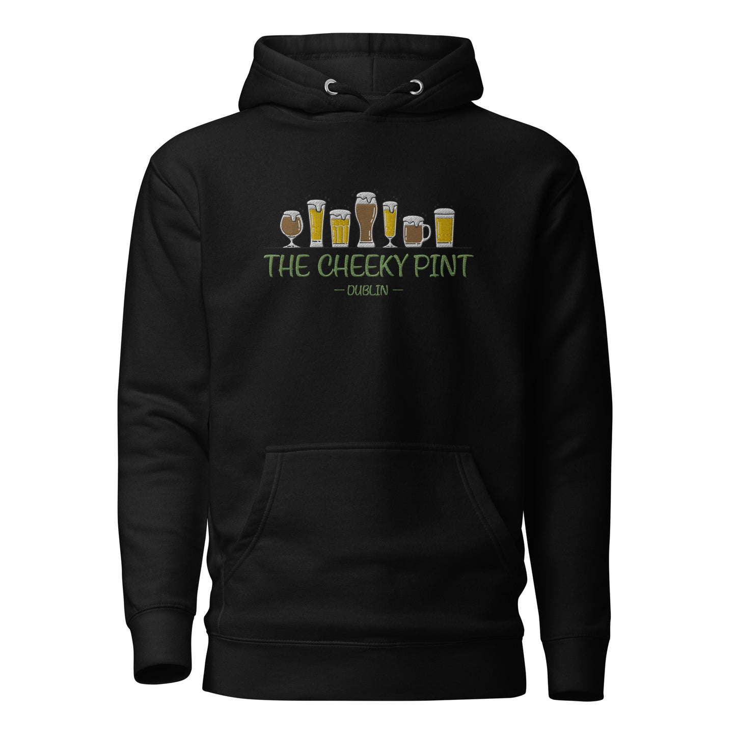 Cheeky Pints Hoodie - Stitched Pints