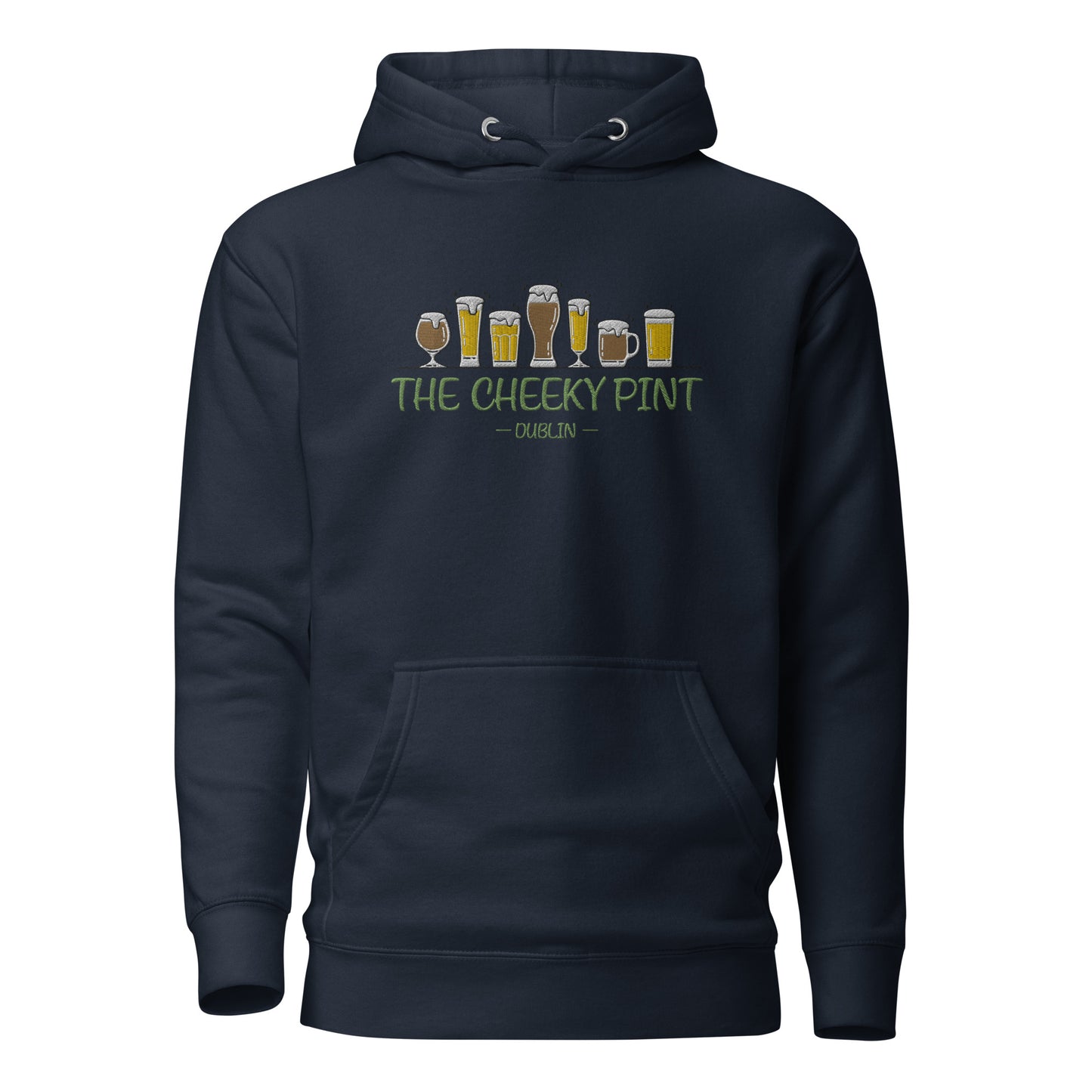 Cheeky Pints Hoodie - Stitched Pints